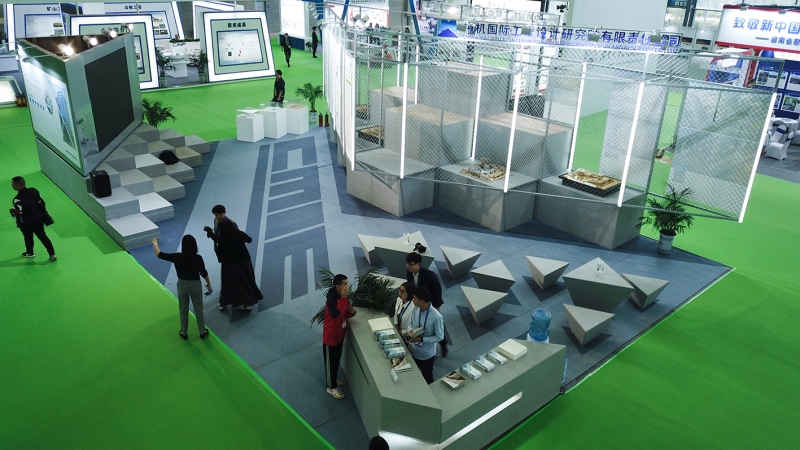 2019筑博會(huì)中機(jī)國(guó)際精彩亮相，省長(zhǎng)許達(dá)哲親臨展位參觀調(diào)研