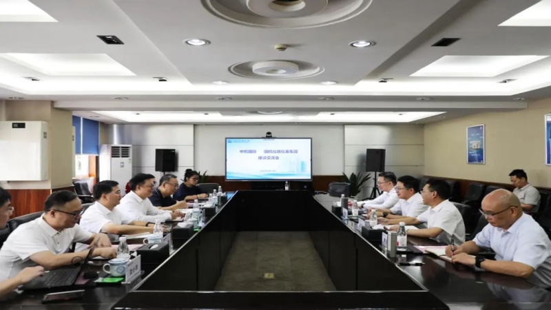 陳蕃一行赴國機儀器儀表集團交流學習